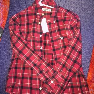 Boys Abercrombie long sleeve button up